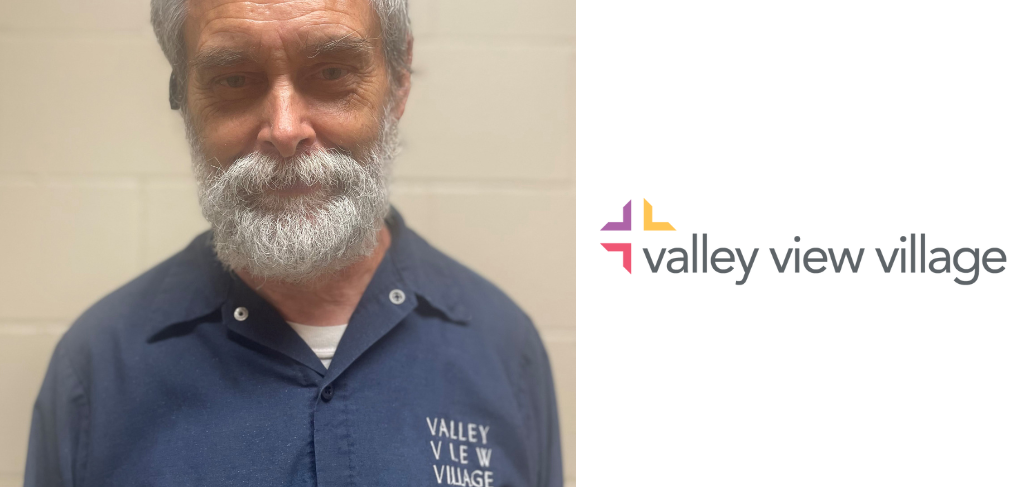 Tim, the assistant environmental services director, at Valley View Village poses for a picture.