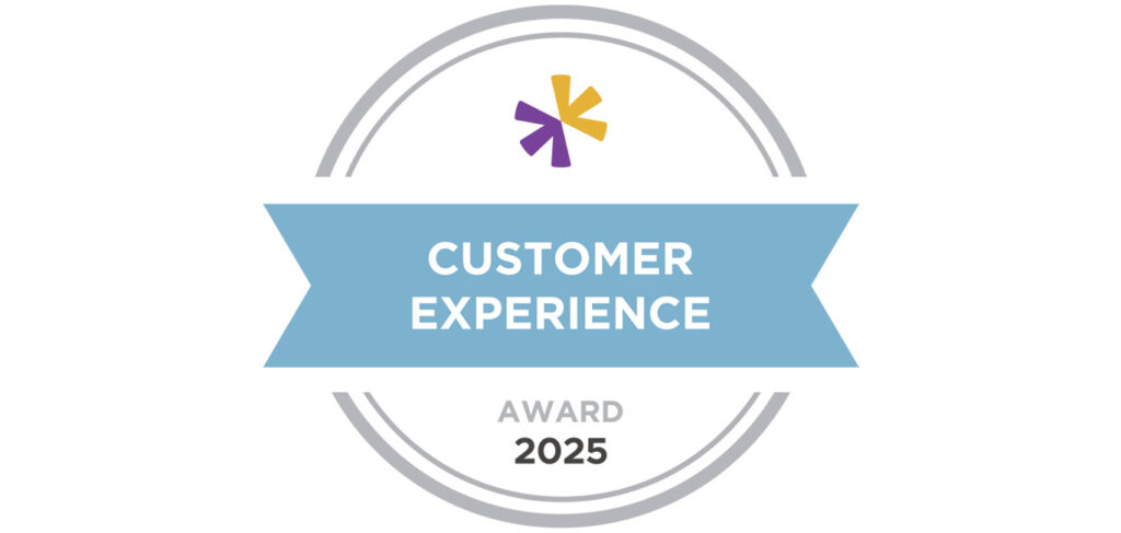 Customer Experience Award seal